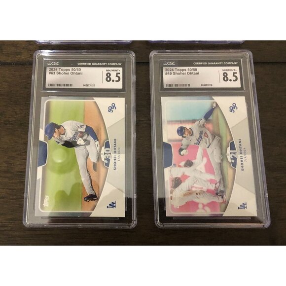 2024 Topps 50/50 Shohei Ohtani SGC Graded Card Lot of 4 - Gem Mint 10 x2 - Picture 3 of 3